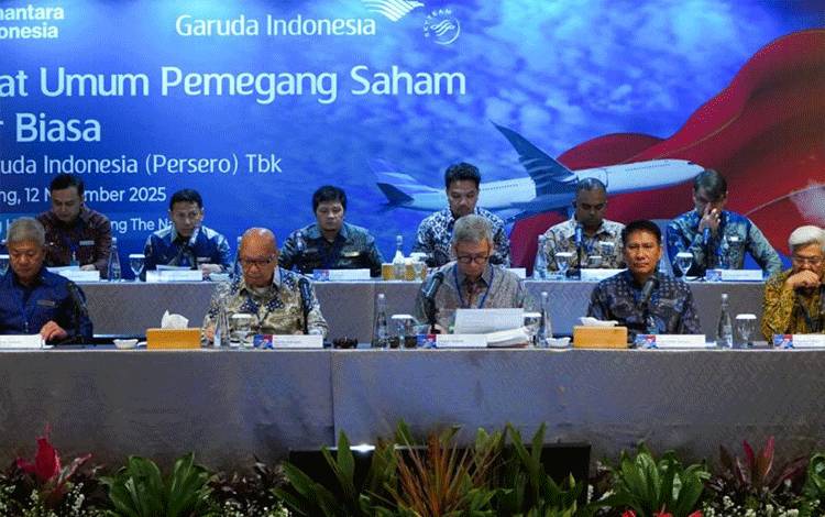 RUPSLB Garuda Indonesia Restui Suntikan Rp23,67 T dari Danantara