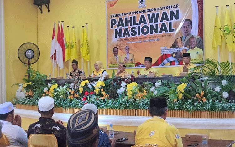 DPD Golkar Kobar Gelar Syukuran Atas Pengangkatan Soeharto Jadi Pahlawan Nasional