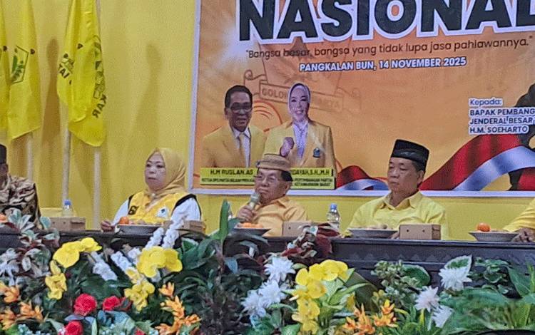 DPD Partai Golkar Kalteng Siap Gelar Musda, H.M Ruslan AS Ungkap Harapan Soal Pengganti Ketua