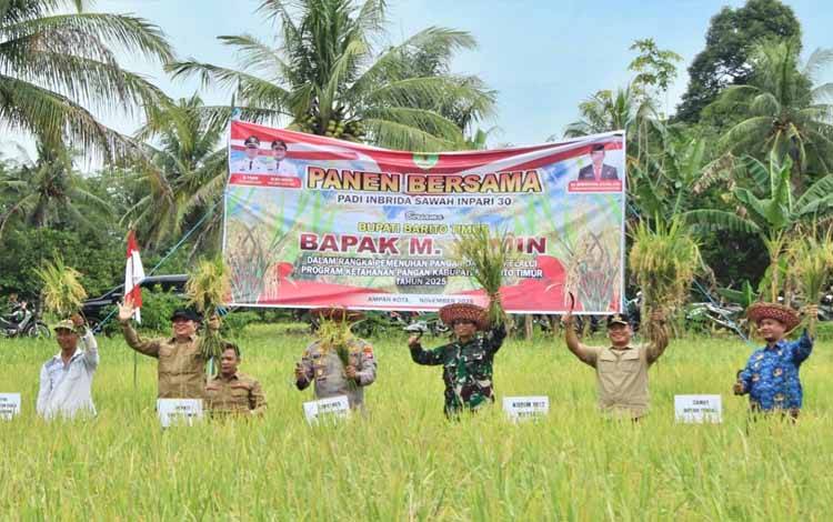 Barito Timur Bidik Swasembada Pangan, Panen Inbrida Jadi Sinyal Penguatan Teknologi Pertanian