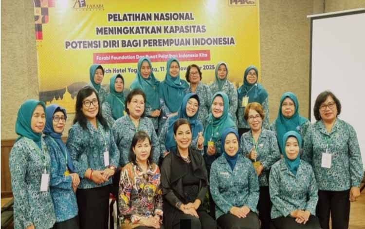 Ketua TP-PKK dan DWP Katingan Hadiri Pelatihan Nasional di Yogyakarta