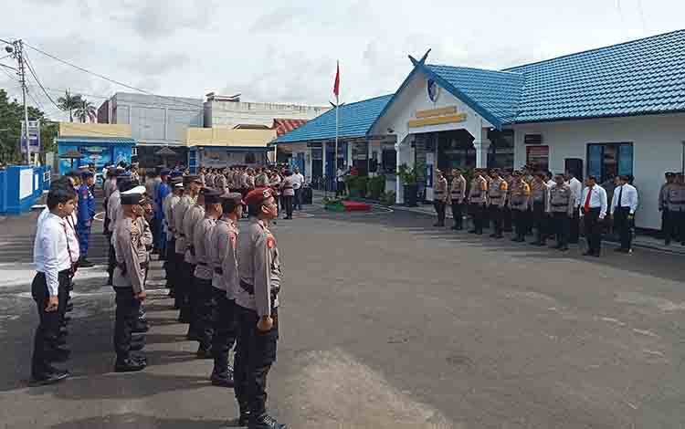 Polres Kotim Gelar Sertijab, 2 Kasat dan 7 Kapolsek Berganti