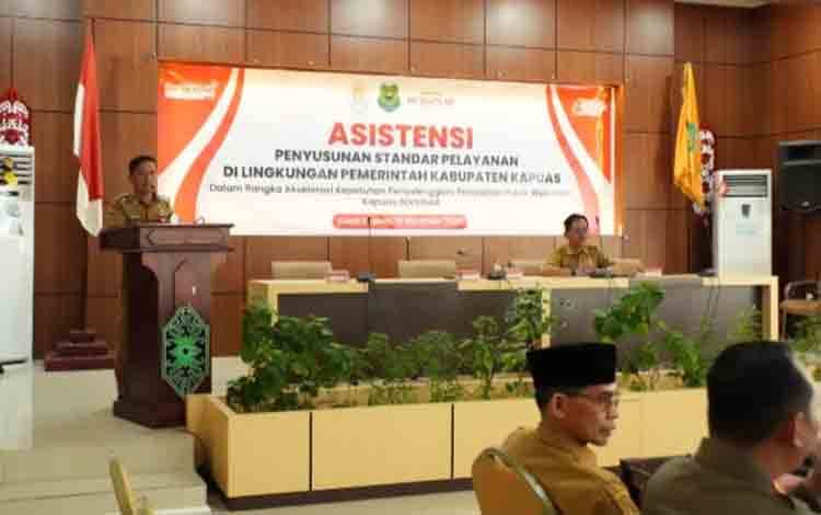 Pemkab Kapuas Gelar Asistensi Penyusunan Standar Pelayanan Publik