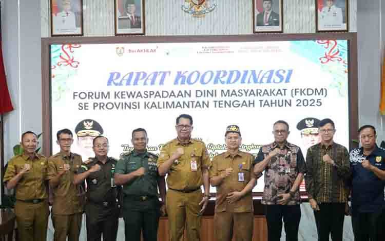 Pemprov Kalteng Gelar Rakor FKDM 2025 Bahas Penguatan Deteksi Dini