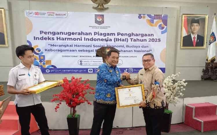 Katingan Raih Penghargaan Indeks Harmoni Indonesia