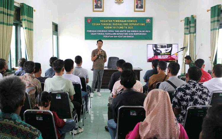 Kodim 1017 Lamandau Perkuat Sinergi dengan Masyarakat melalui Pembinaan Mitra Karib