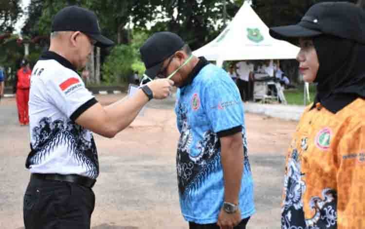 17 Kecamatan Unjuk Gigi di Porsenijar PGRI Kapuas 2025