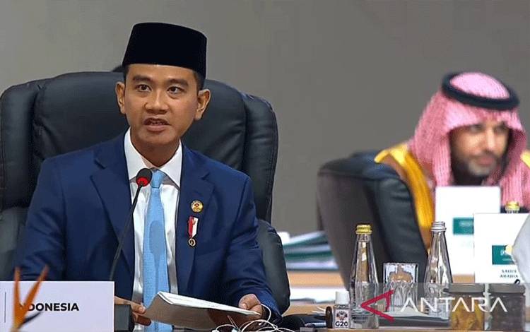 Singgung Gaza, Gibran: Dunia Tak Boleh Normalisasi Penderitaan Manusia