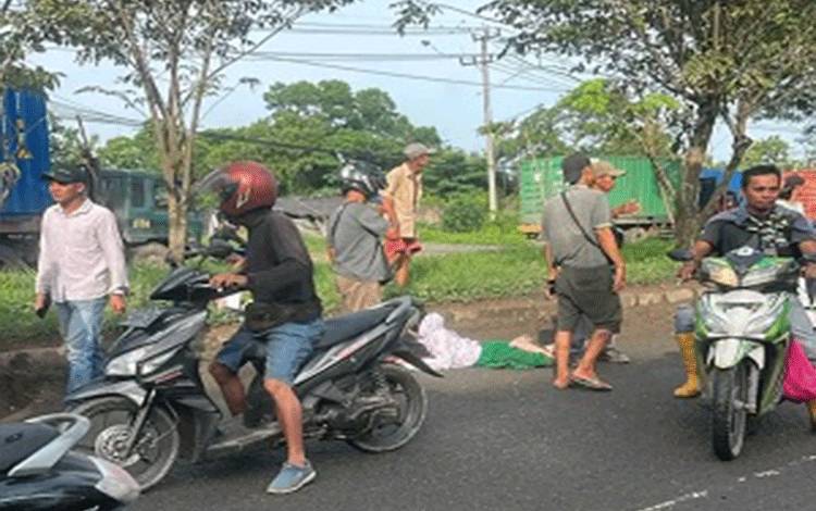Pelajar Alami Kecelakaan Tunggal di Basirih Banjarmasin, Warga Soroti Kondisi Jalan