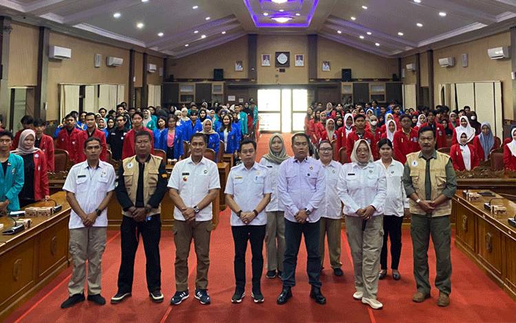 Ratusan Mahasiswa Ikuti Sosialisasi Bahaya Narkoba di Kantor DPRD Kotim