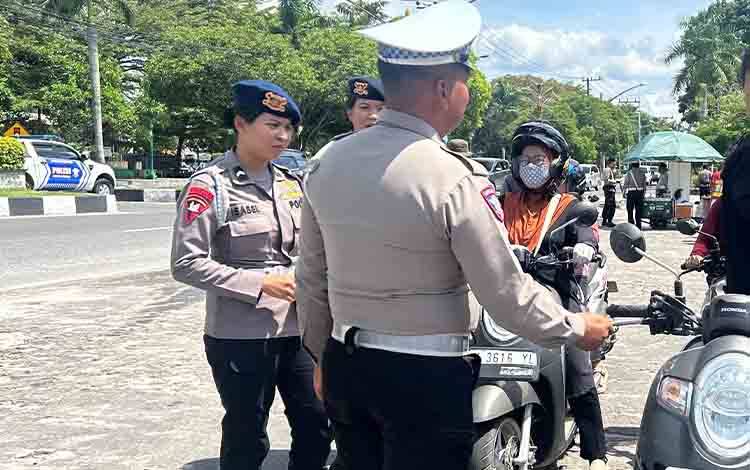 50 Pengendara Terjaring Operasi Zebra di Palangka Raya