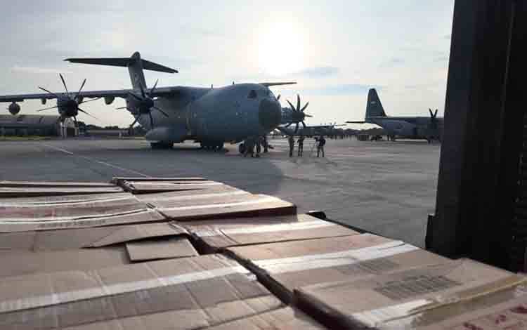 Presiden Perintahkan A400 Bawa Bantuan, Prioritaskan Ibu, Bayi, Lansia