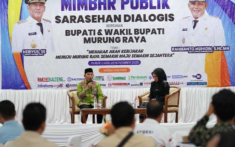 Wabup Murung Raya Sebut Mimbar Publik PWI-SMSI untuk Perbaikan Pembangunan