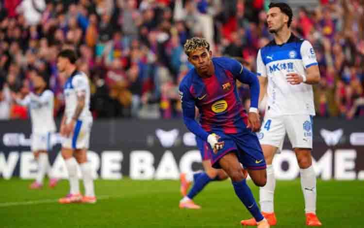 Kalahkan Alaves, Barcelona Kudeta Real Madrid di Puncak Klasemen
