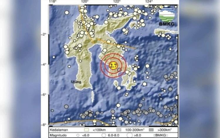 BMKG: Aktivitas Sesar Aktif Picu Gempa di Dua Kabupaten Sultra Minggu