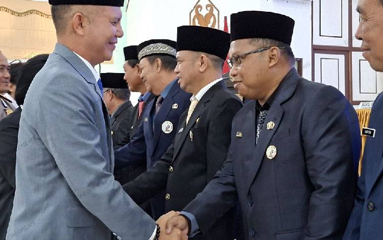 12 Kepala Dinas/Badan Bergeser, Bupati Gunung Mas Minta Tingkatkan Inovasi