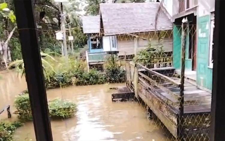 Dua Desa di Wilayah Utara Kotim Dilanda Banjir, 150 Jiwa Terdampak dan Ketinggian Air Sempat Capai 1,5 meter