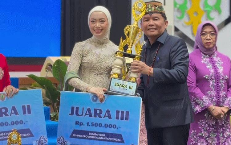 Pokja I TP PKK Palangka Raya Raih Juara III Lomba Fun Vlog Pencegahan Pernikahan Usia Anak