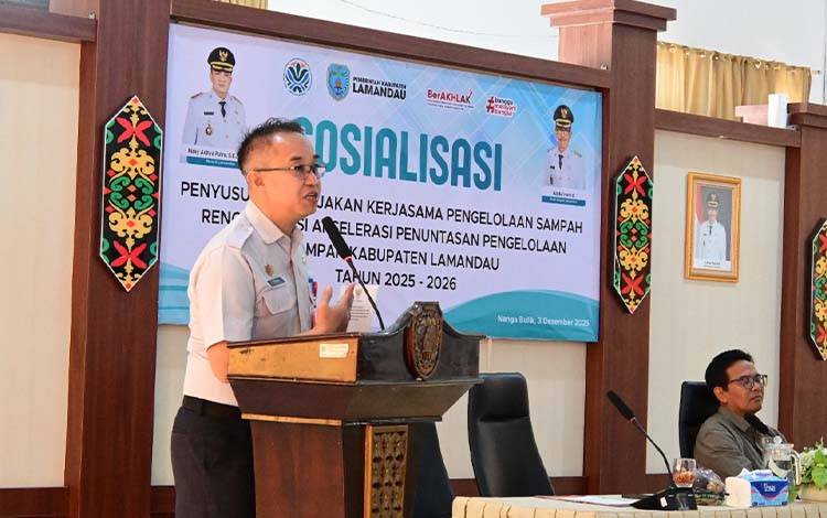 Pemkab Lamandau Sosialisasi Kerjasama Pengelolaan Sampah