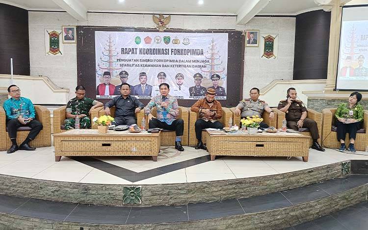 Pemkab Barito Timur Perkuat Koordinasi Forkopimda untuk Jaga Stabilitas Keamanan Daerah