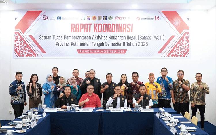 Upaya Pembatasan Aktivitas Keuangan Ilegal Kalteng Diperkuat