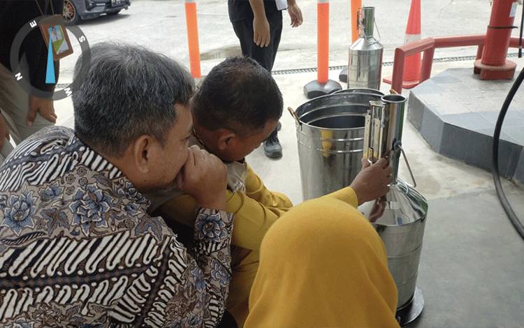 DisperindagkopUKM Kobar Intensif Awasi Alat UTTP SPBU Jelang Nataru