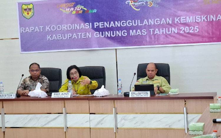Wabup Gunung Mas: Penanggulangan Kemiskinan Memerlukan Pendekatan Multisektoral