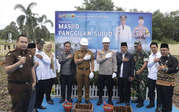 Pembangunan Masjid Panggilan Subuh Polres Pulpis Dimulai