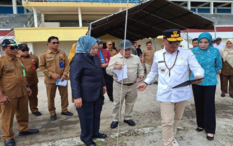 Gubernur Tinjau Kesiapan Sport Center Pangkalan Bun, Porprov XIII Kalteng Digelar Agustus 2026