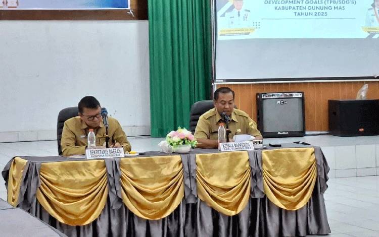 Sekda Gumas: Pencapaian Target TPB/SDGs Perlu Sinergi Semua Pemangku Kepentingan