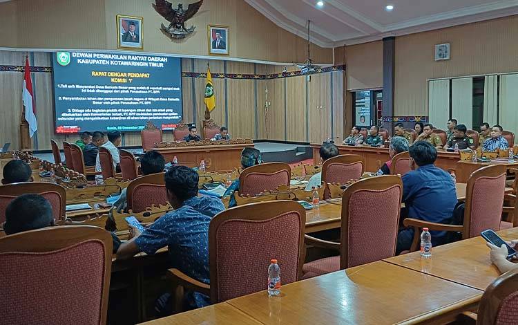 Persoalan Tali Asih Masyarakat Desa Samuda Besar dan PT BPP Belum Sampai ke Pemkab Kotim