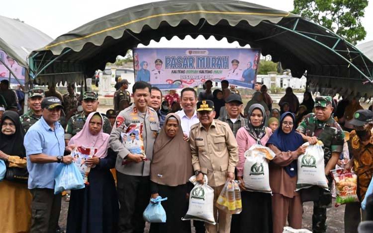 Pantai Lunci Kebagian Pasar Murah Pemprov Kalteng Jelang Natal dan Tahun Baru
