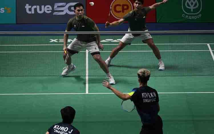 Sabar/Reza Adaptasi Lagi Tampil Tanpa Hendra Setiawan di Thailand