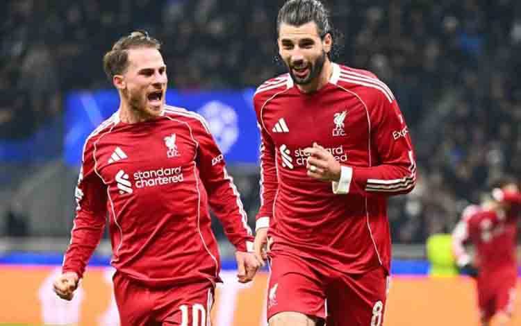 Penalti Dominik Szoboszlai Bawa Liverpool Menang 1-0 atas Inter Milan