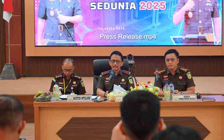 Kejati Kalteng Selamatkan Kerugian Negara Rp7,4 Miliar di 2025