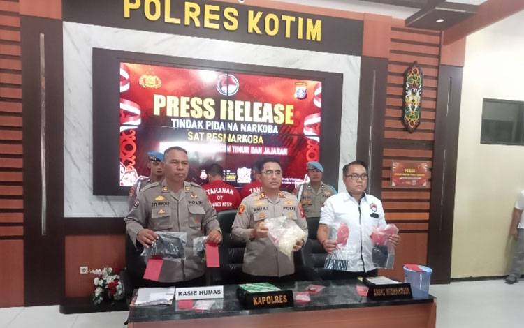 Sepanjang 2025 Satnarkoba Polres Kotim Amankan 5,5 Kg Sabu