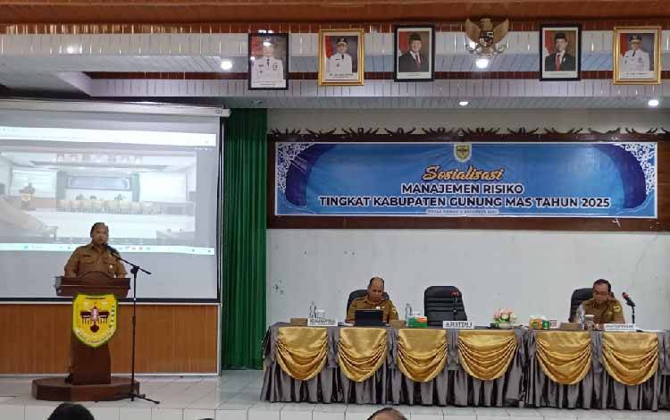 Asisten I Setda Gumas: Pengelolaan Risiko Berkaitan dengan Penyelenggaraan SPIP