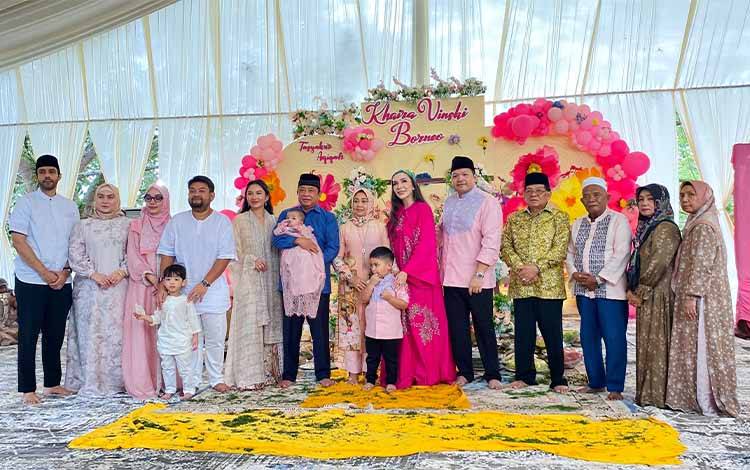Tasyakur Aqiqah dan Beayun Anak Ketiga Jery Borneo Putra Penuh Doa dan Harapan dari Keluarga Besar