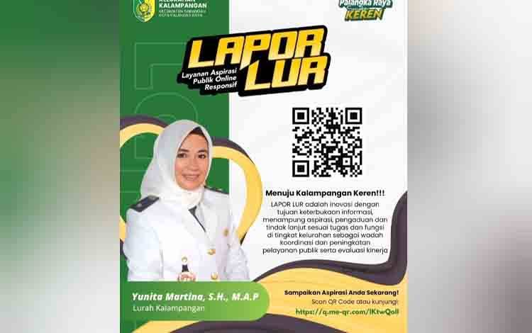 Lurah Kalampangan Launching "Lapor Lur" Sebagai Layanan Aspirasi Publik Online Responsif