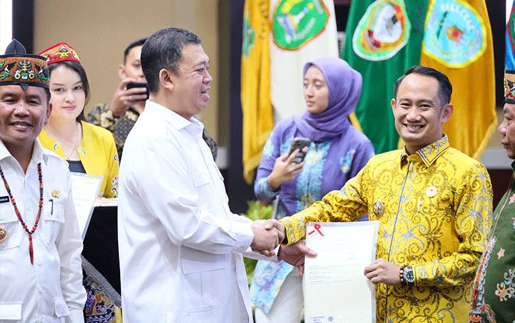 Pemerintah Kota Palangka Raya Terima Sertifikat Sekolah Rakyat dari Menteri ATR/BPN