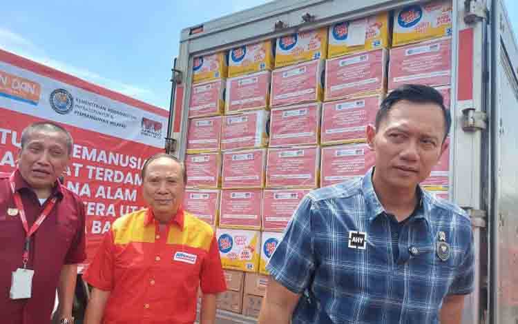 Menko AHY Ajak Masyarakat-dunia Usaha Terus Salurkan Bantuan Bencana
