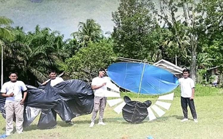 Pemkab Lamandau Resmi Membuka Festival Layang-Layang di Desa Tri Tunggal
