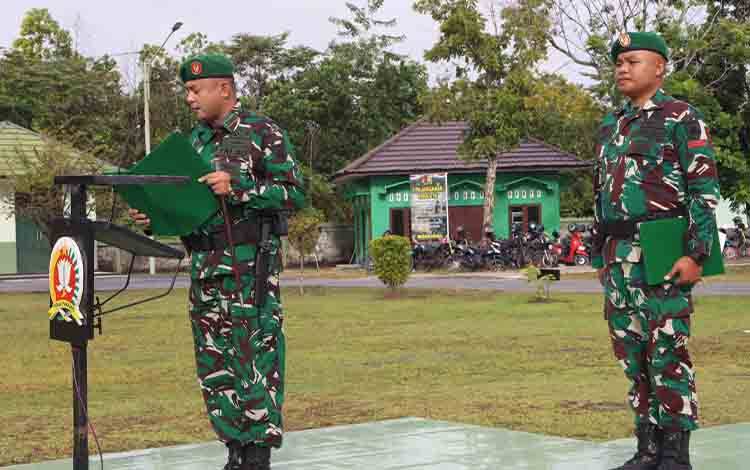 Dandim Katingan Pimpin Upacara Hari Juang TNI AD, Tekankan Semangat dan Profesionalisme