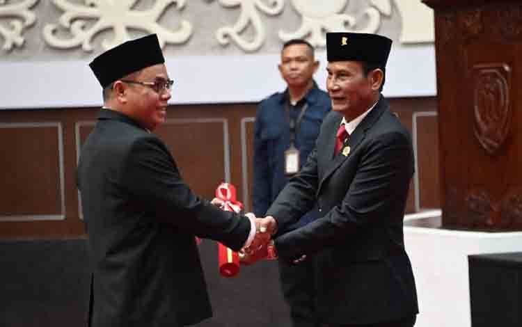 Ketua DPRD Kalteng Harap Amonius Tuyum Bisa Jalankan Fungsi Pengawasan