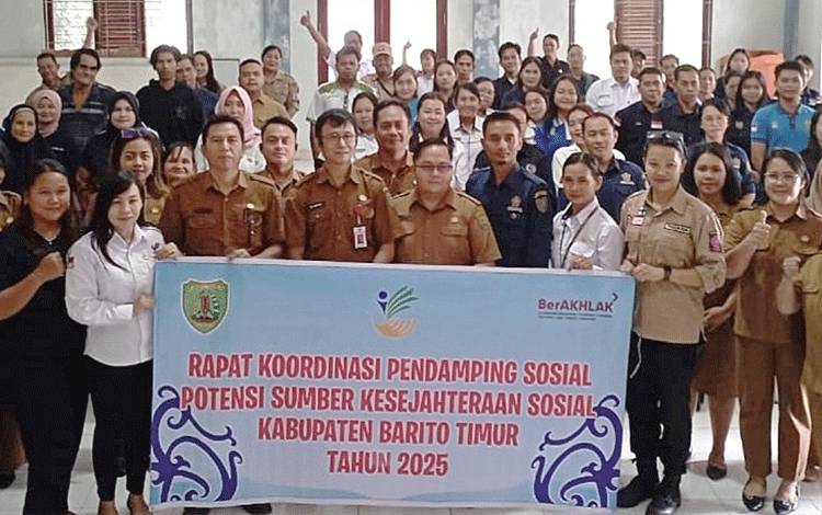 Sinkronkan Layanan Sosial, DPMDSos Bartim Kuatkan Peran PSKS dan Pendamping PPKS