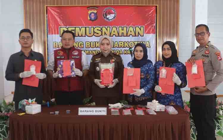 Polres Lamandau Gagalkan Penyelundupan Narkoba Lintas Provinsi, 201 Gram Sabu dan 14 Ekstasi Disita