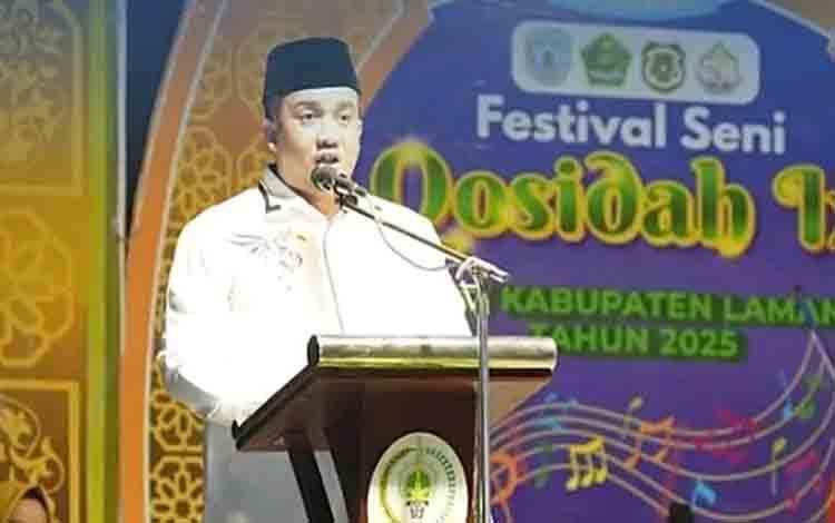 Bupati Lamandau Tutup Festival Seni Qasidah IX Tingkat Kabupaten
