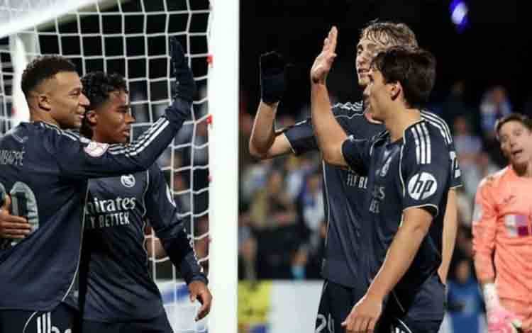 Real Madrid ke 16 Besar Copa Del Rey setelah Taklukkan Talavera 3-2