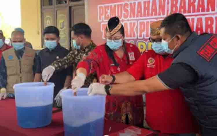 Polres Kapuas Tangani 63 Kasus Narkotika Sepanjang 2025