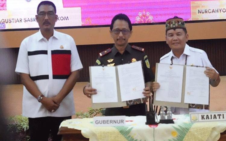 Pemprov Kalteng dan Kejati Perkuat Penanganan Masalah Hukum